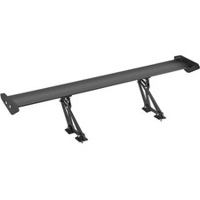 43.3inch Tuner Style Spoiler 1100mm Universal Fit Aluminum Rear Wing Black