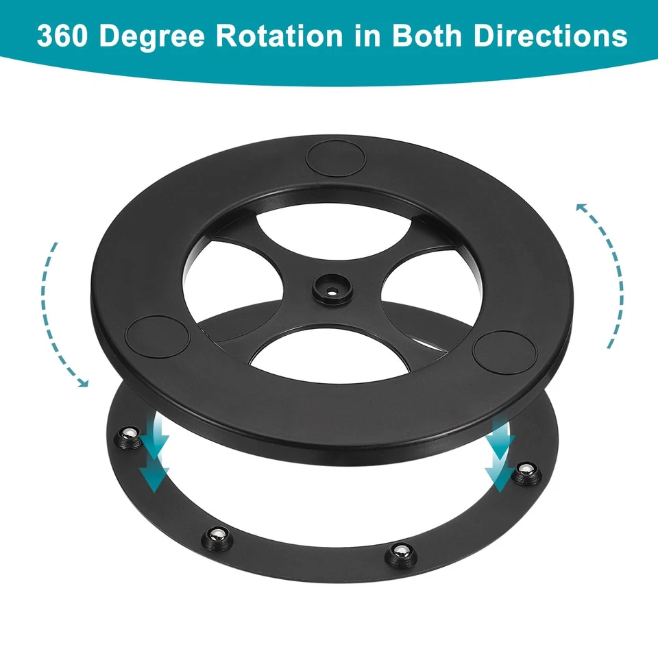 2 Pcs Lazy Susan, 7 Inch Turntable Organizer 360 Degree Rotating Ball Bearing... - Photo 4/4