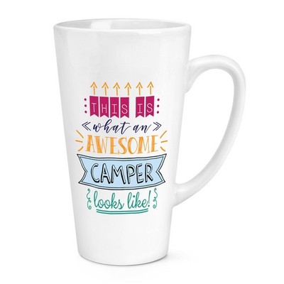 This Is What An Awesome Camper Looks Like 17oz Large Latte Mug Tasse Best Festival