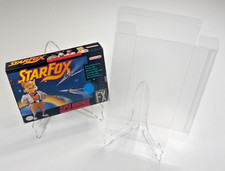 25 Box Protectors for Super Nintendo SNES N64 US Game Boxes Clear Cases