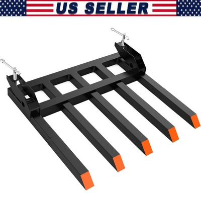 #ad 42quot; Clamp on Debris Fork to 48quot; Bucket Quick Attach Bucket Attachment Tractor $138.69