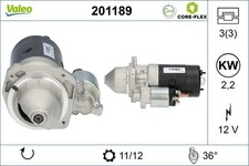 Anlasser Starter VALEO CORE-FLEX 201189 12V f...