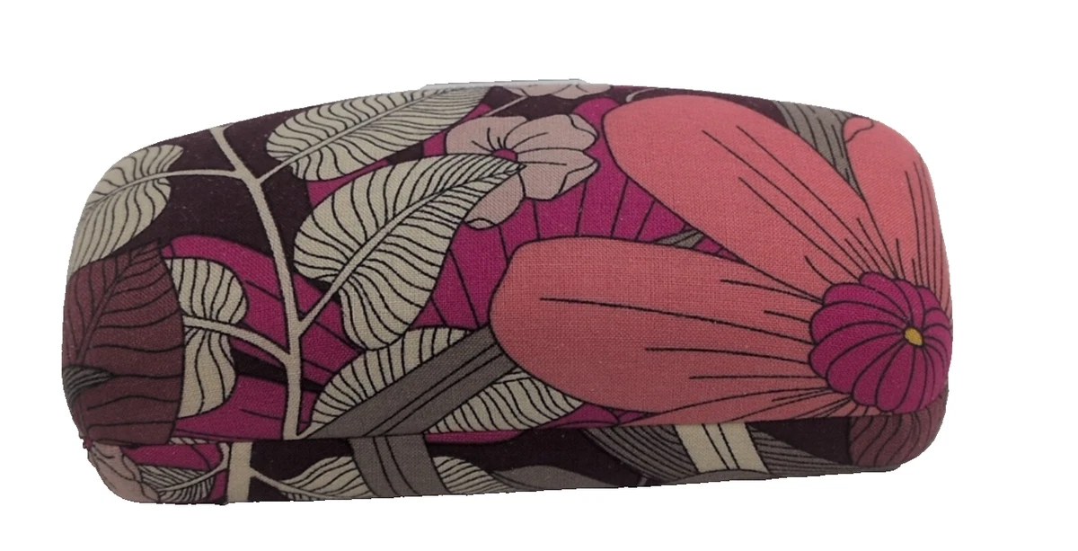 Clamshell Sunglasses Case in Folkloric Floral ARTIBETTER PU Hard Clamshell Glasses Case Cute Printed  main image 2