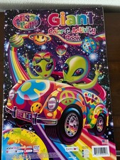 Lisa Frank 11x16 Giant Coloring  Activity Book-NEW