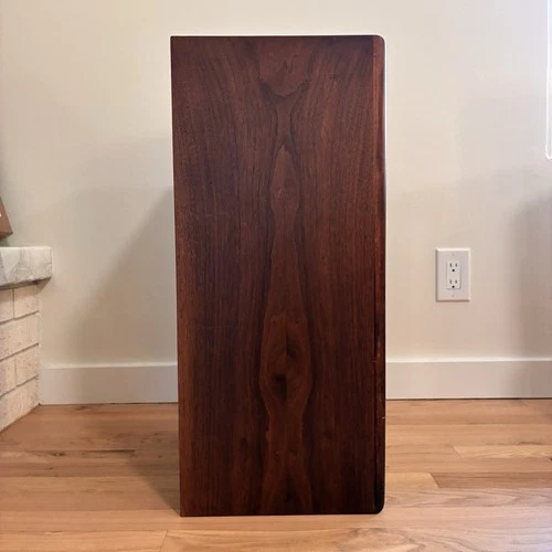 Vintage MCM Advent NLA (A4) Bullnose Walnut Speakers *Clean! *Refoamed! image 4