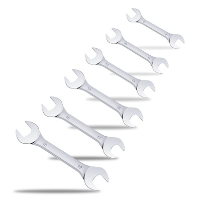 6Pcs Super Thin Open End Wrenches Set, Premium Mirror Polish Metric Standard ...