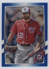 2021 Topps Chrome Update Target Blue Refractor 196/199 Brad Hand #USC29 sy5