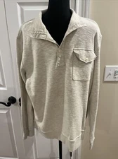Lucky Brand Long Sleeve Henley XL Mens