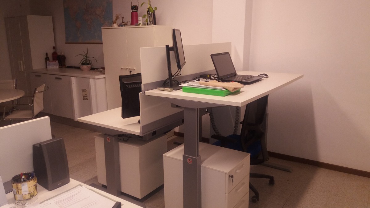 KIT Casa Ufficio Scrivania Regolabile Motorizzata PRO Standing - Main Image