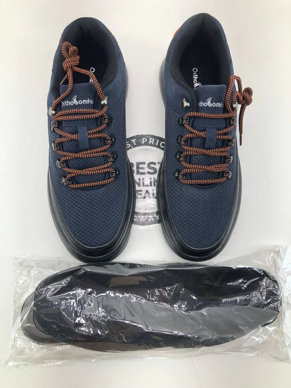 OrthoComfoot Men’s Orthopedic Hiking Boots, Water Resistant Outdoor Walking 9.5