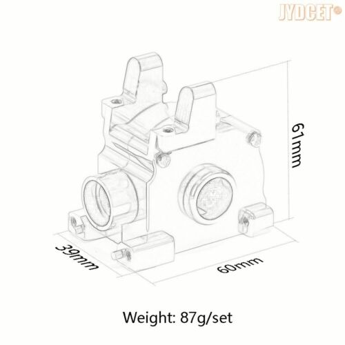 #85045 (85235) Aluminium Vorder- & Hintergetriebe Diff Getriebe für RC 1/8 HPI SAVAGE - Bild 3 von 13