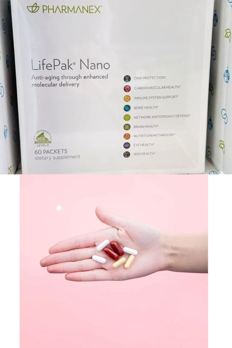 Nu Skin Nuskin Pharmanex LifePak Nano 60 packets Sealed Box