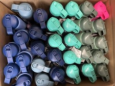 LOT OF 67  Kids Assorted Metal Bottle Sippy Cup Marvel Ninja Turtles And More