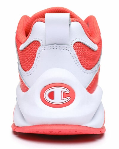 Womens Champion 93 Eighteen Mono Block Running Shoes Papaya Orange White - Picture 4 of 4
