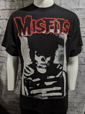 THE MISFITS GD Skull Black Shirt NEW | eBay