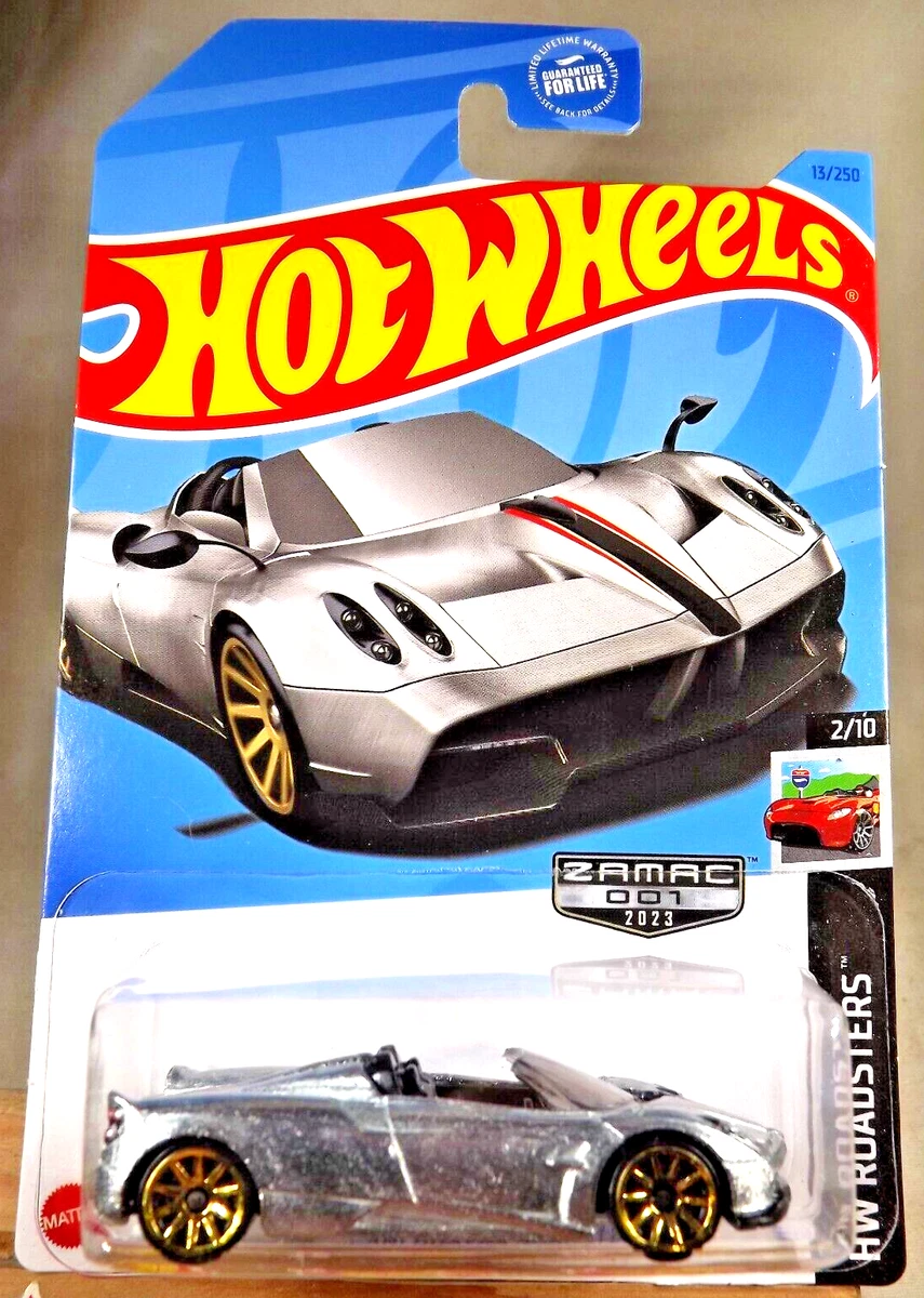 2023 Hot Wheels Walmart 1 Zamac 13 HW Roadsters 2 10 17 PAGANI HUAYRA ROADSTER