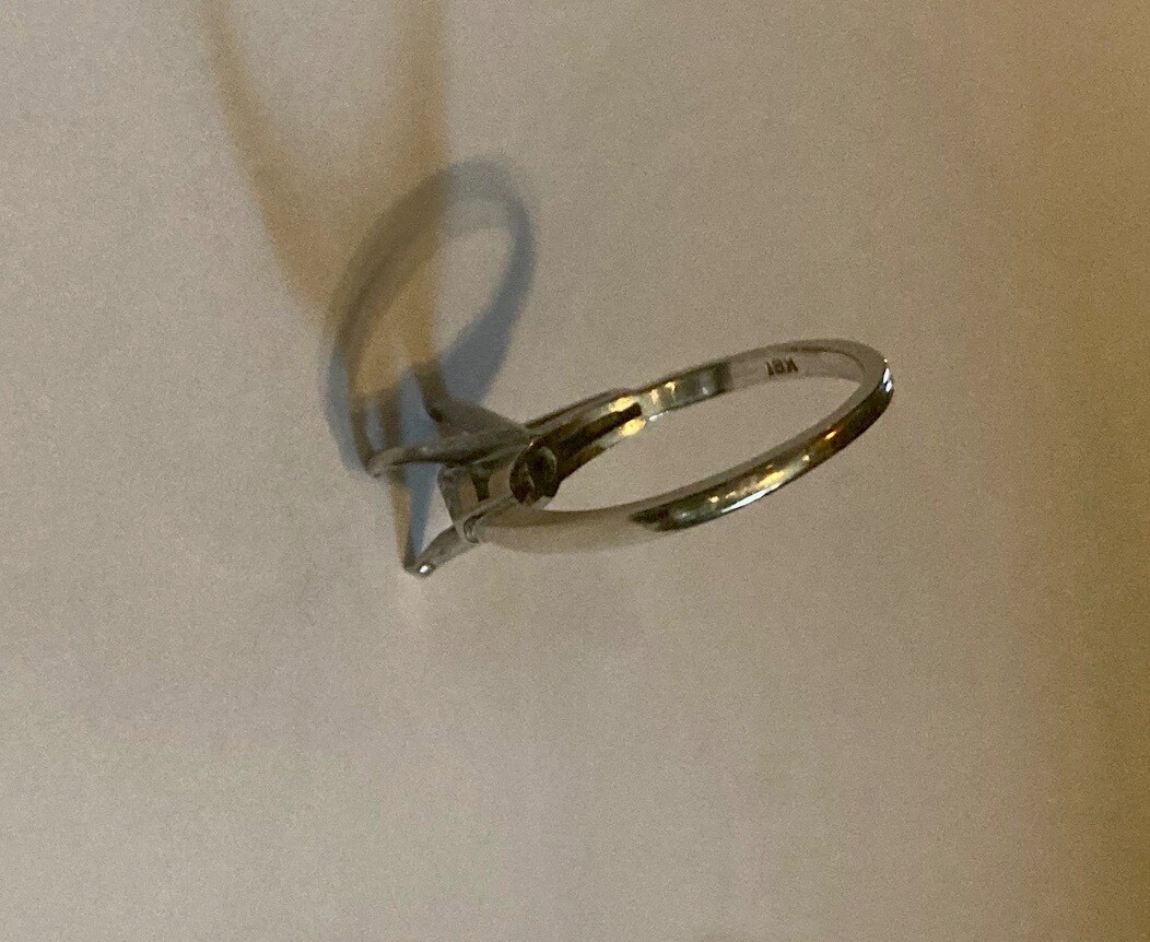 diamond solitaire ring channel setting - image 4