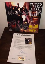 Wu Tang Clan Group Signed Enter The 36 Chambers Vinyl Record LP PSA D