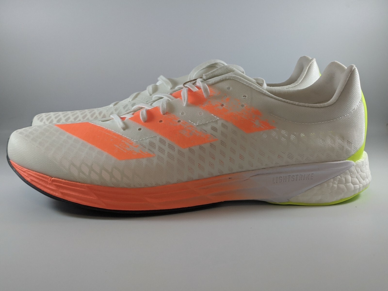Adidas Adizero Pro Mens Running Shoes Size 13 White Screaming Orange FY0098  | eBay