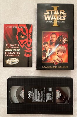 STAR WARS 1 VHS - La Menace Fantôme FR - Nostalgie & Collection 