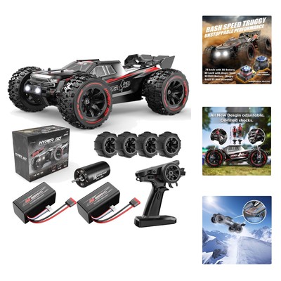 H14BM 1/14 Brushless RC Cars for Adults Fast 50 mph, RC Trucks 4X4 Offroad Wa...