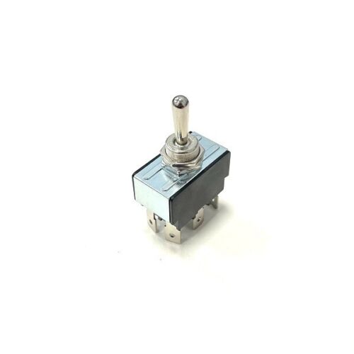 Momentary On/Off/On Toggle Switch 12V 16A - Flash/Off/Flash DPDT - Afbeelding 1 van 2