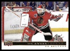 Ed Belfour 2020-21 SP Signature Edition Legends UD Canvas #C-21 Chicago