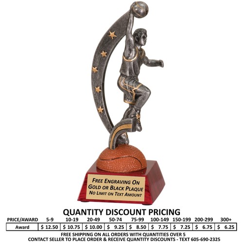 Action Star Awards Trophy All Sports - Free Custom Plaque - Football Soccer - Picture 3 of 9