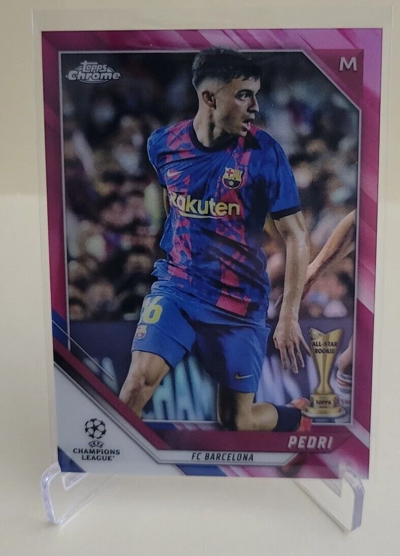 2021-22 Topps Chrome UCL Pedri #89 for sale | eBay