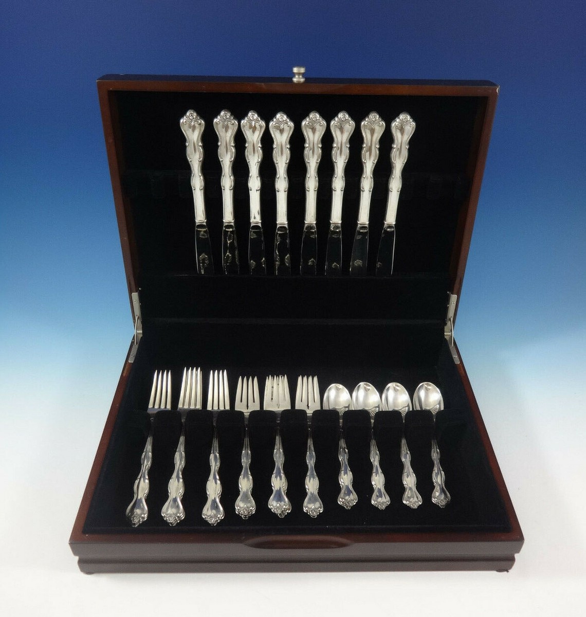 Mademoiselle by International Sterling Silver Flatware Service 8