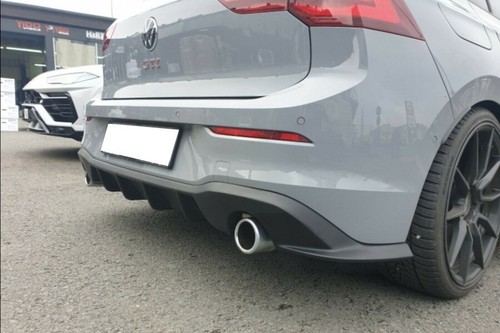 VW Golf 8 GTI 2020+ PARAURTI DIFFUSORE POSTERIORE SOBMART TUNING - Foto 4 di 14