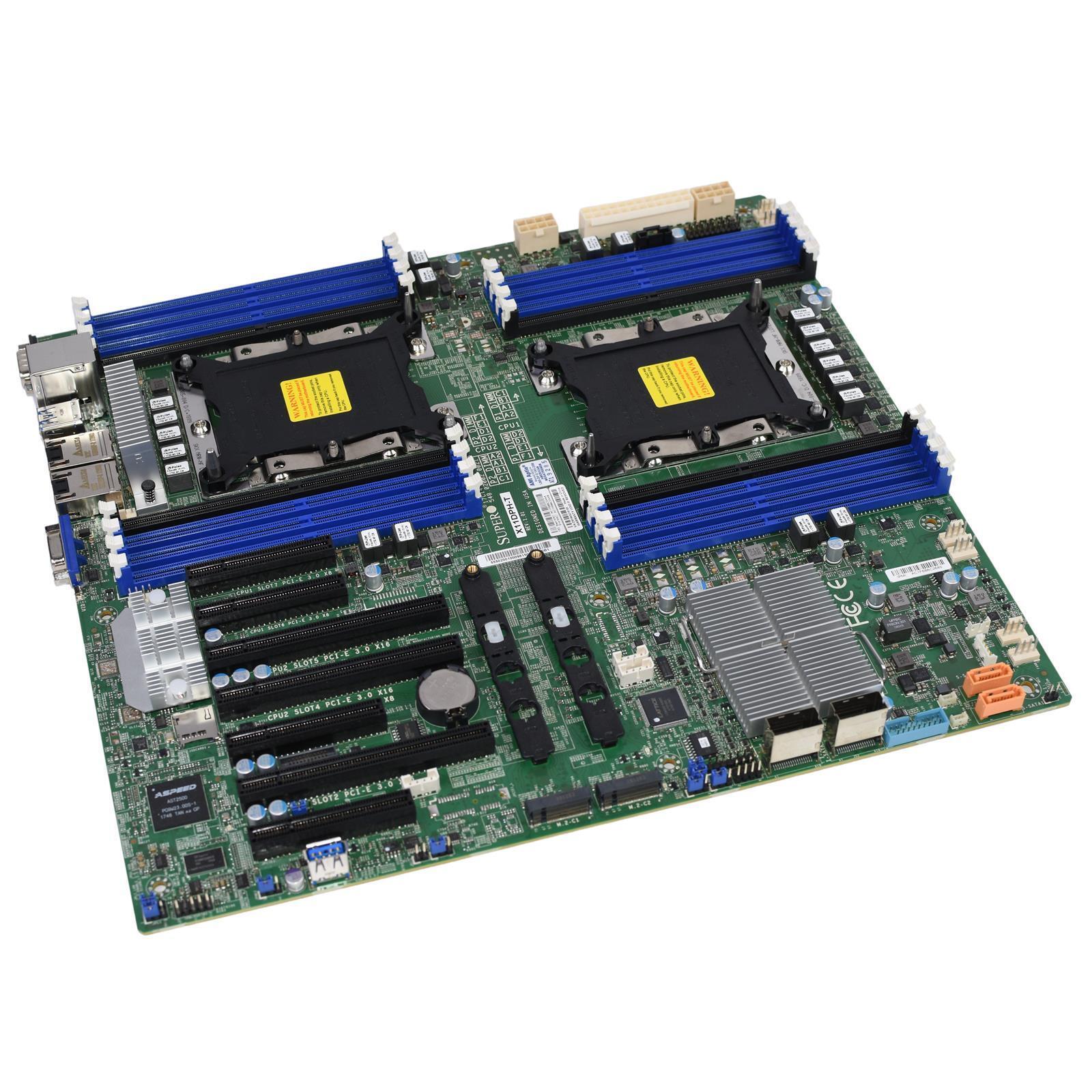 Supermicro X11DPH-T Intel C622 E-ATX Dual LGA-3647 Motherboard System Board