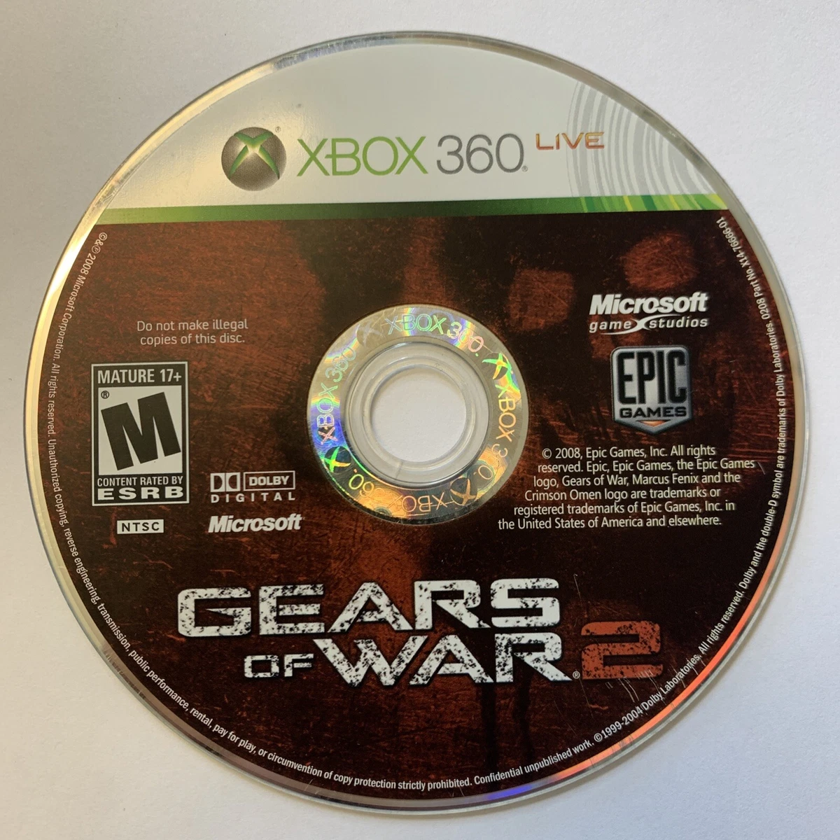 Buy the Gears of War 3 - Xbox 360 Game disc New