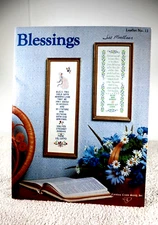 Carolina Cross Stitch Inc. Leaflet No. 12 Blessings Sampler Jill Muillmer