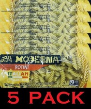5x La Moderna Italian Collection ROTINI Pasta Noodles Durum Wheat Macaroni 7 Oz
