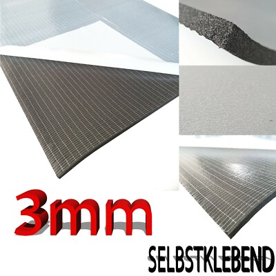 Auto Dämmschaummatte selbstklebend Dämmmatte 3mm Dämmung PKW Tür pappe 2m x 1m