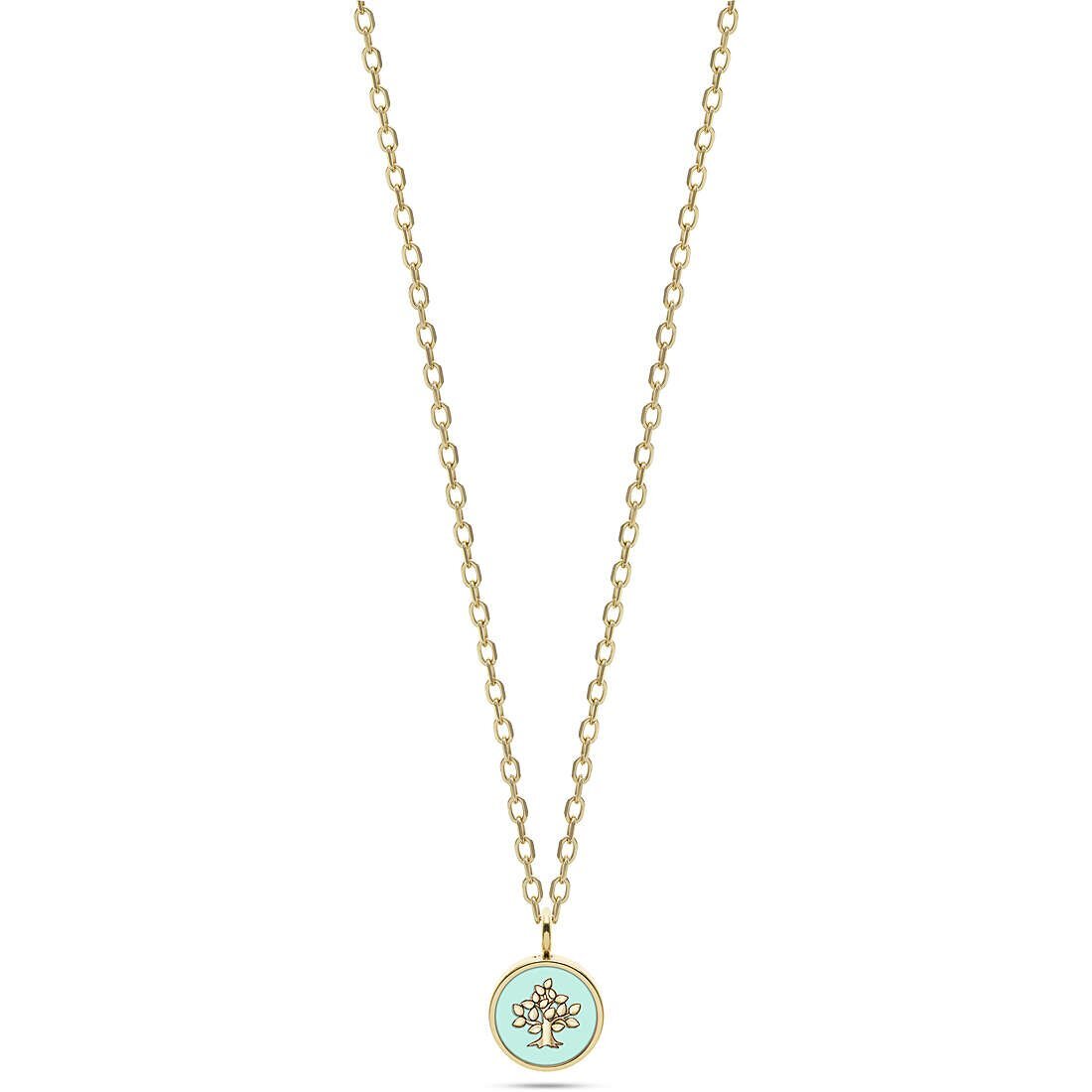 LIU JO Luxury Womens Necklace LJ2600 Stainless Steel Golden