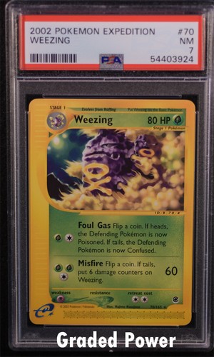 Weezing graded PSA 7 for sale on eBay