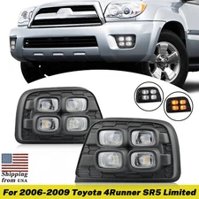 Front Bumper Daytime Running Lights Fog Lamp Turn DRL for Toyota 4Runner 2006-09