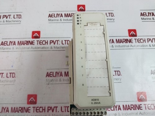 ABB AO810 3BSE008522R1 Analog Output Module With 3BSE013230R1 Base 0…20mA - Picture 2 of 10