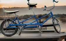 1968  Schwinn Mini Twinn Sting Ray Tandem Bicycle Refurbished Excellent Vintage