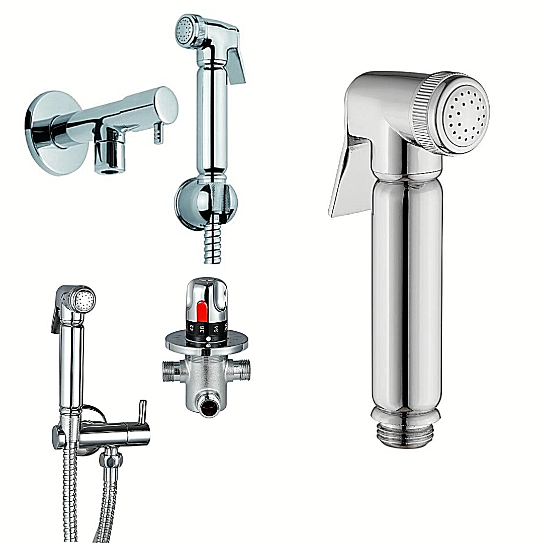 Douche Spray Kit Thermostatic Shattaf Douche With Oval Manual Iso
