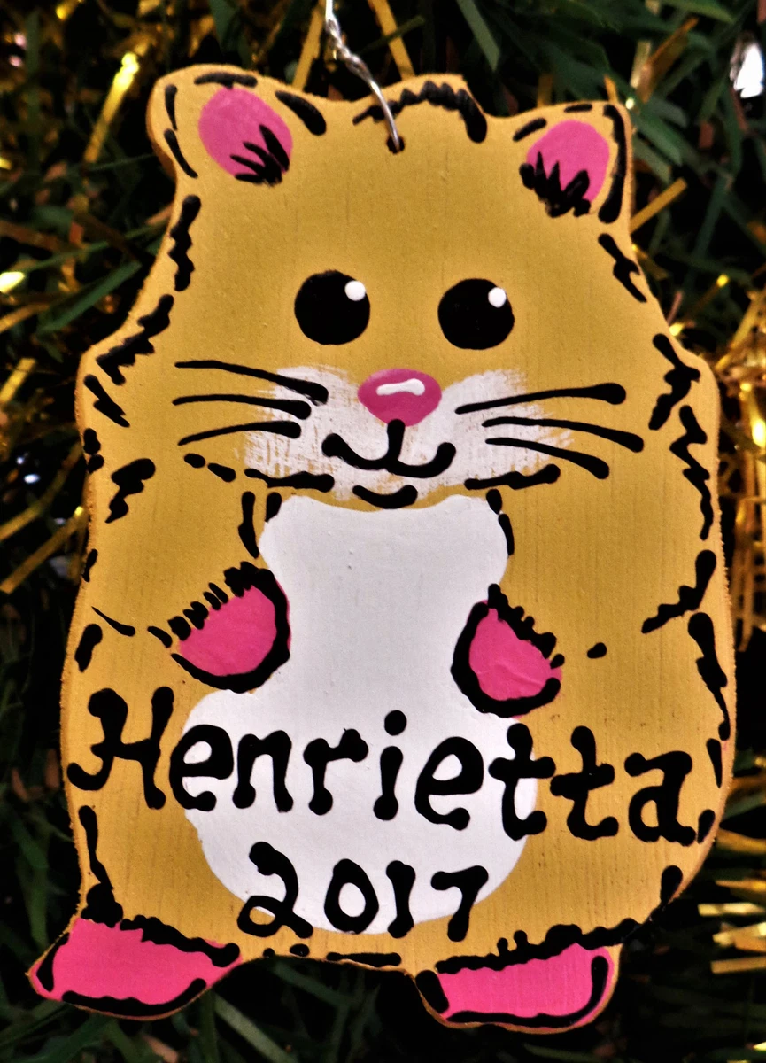 Hamster ornament cheap personalized