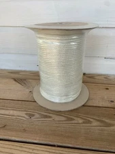 3/16" x 870 ft. Solid Braid Nylon rope on spool. White. Made in USA
