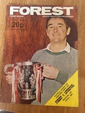Notts Forest V Liverpool Semi Final 1st Leg 1980
