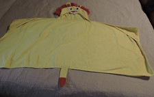 Circo Lion bath towel for kids terry cloth with lion face on hood an tail