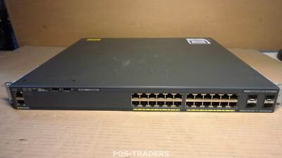 Cisco WS-C2960XR-24TS-I V02 Catalyst 2960-XR 24 GigE 4x 1G SFP NO REAR COVER