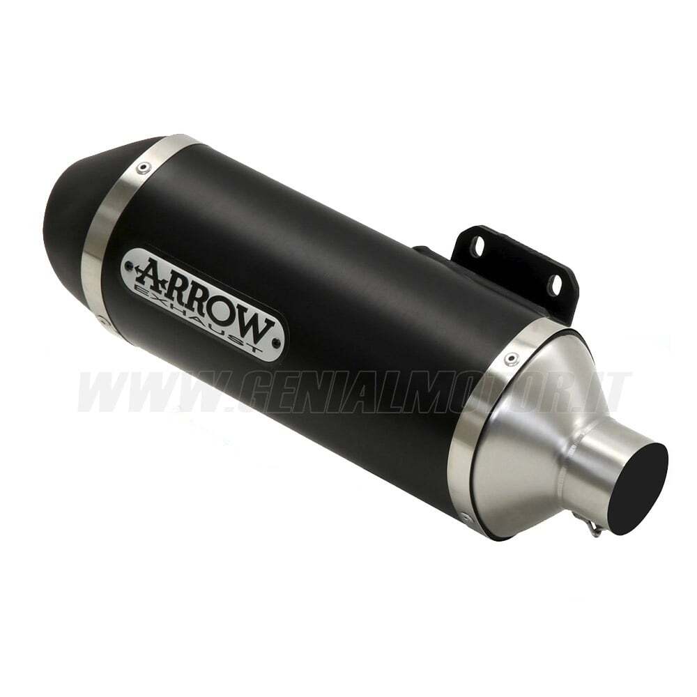 Full Exhaust Kat Arrow Urban Alu Black Aprilia Scarabeo 500 2007
