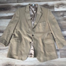 Jos A Bank Blazer Mens 48R Sport Coat 100 Cashmere Gordon Khaki