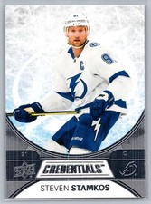 2021-22 Upper Deck Credentials #16 Steven Stamkos Tampa Bay Lightning